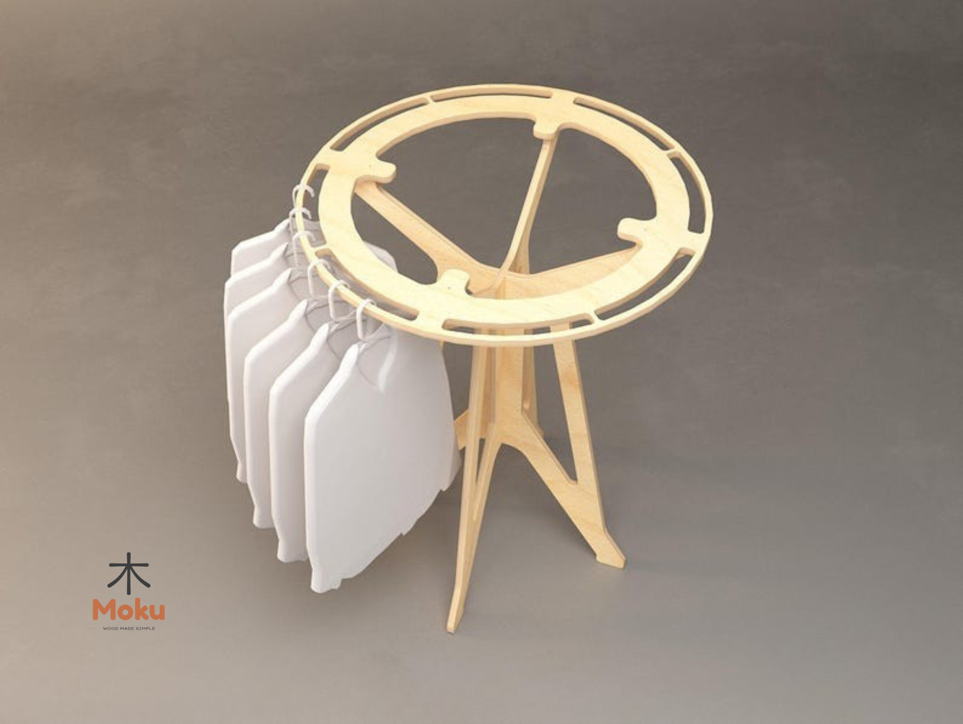 HALO – Round Cloth Hanger - Image 4